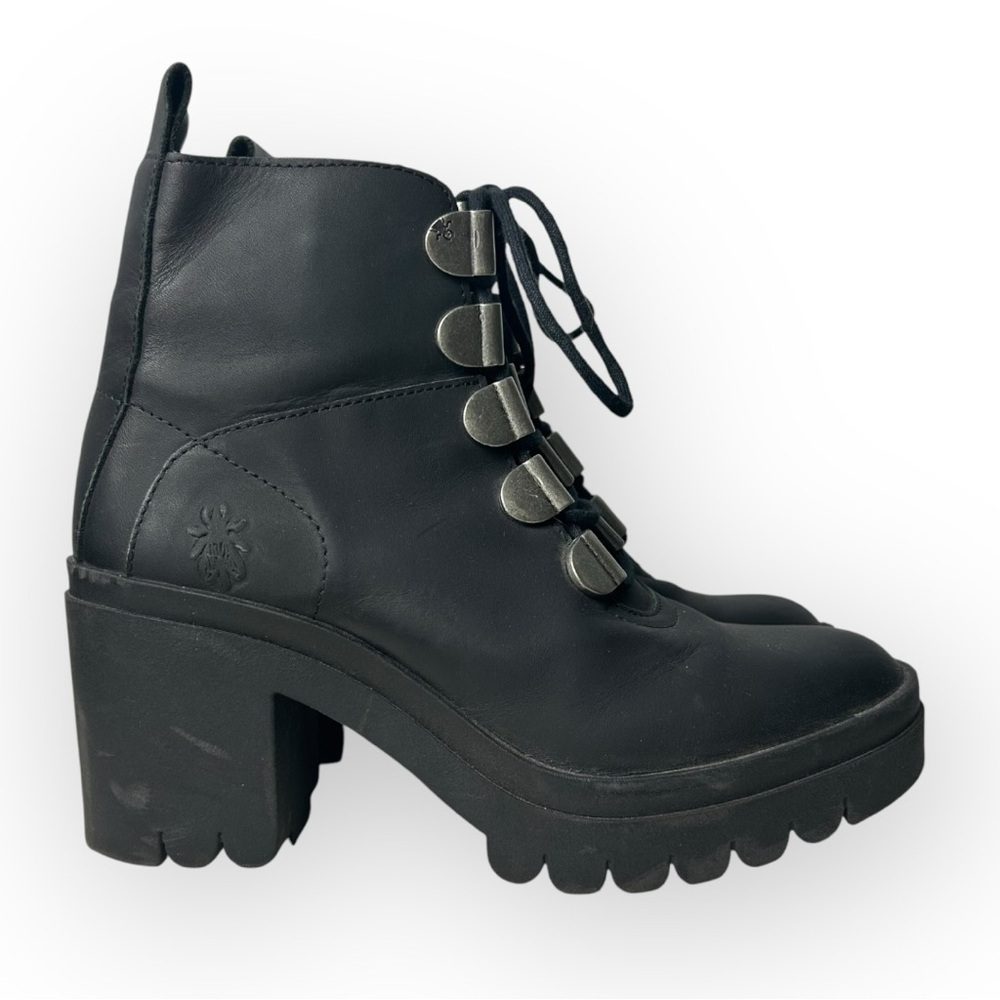 Fly London Black Tapa Ankle Boots 38 - Picture 3 of 14